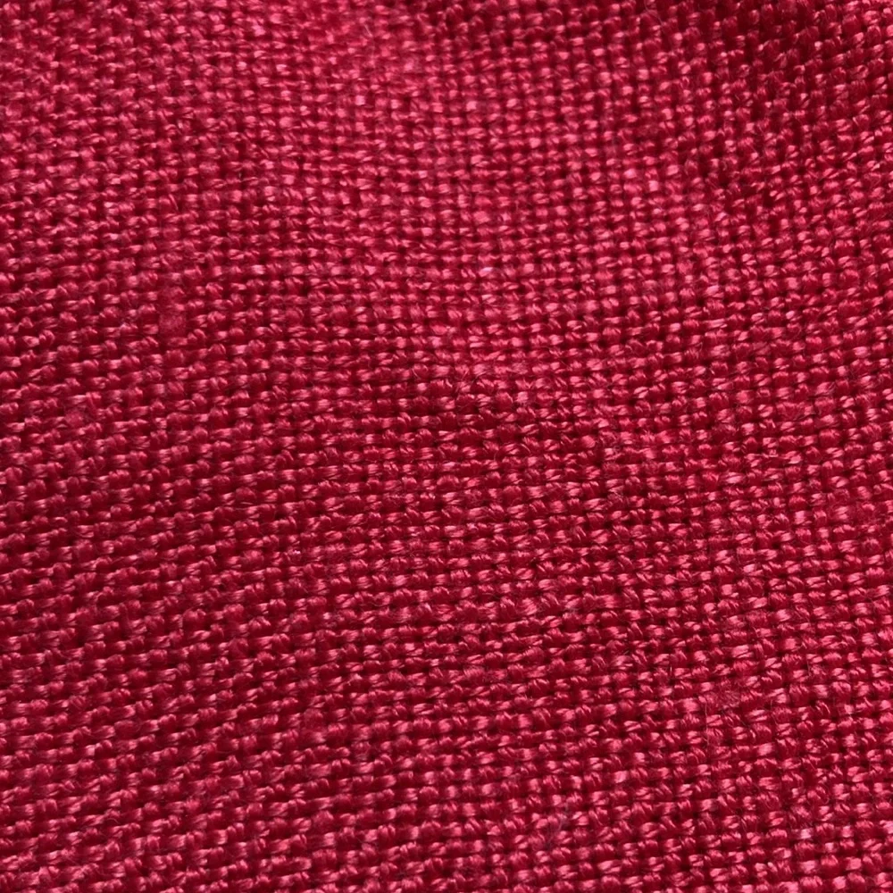 POTTERY BARN LINEN Throw Pillow Cover Case Deep Red 18 x 18 inches